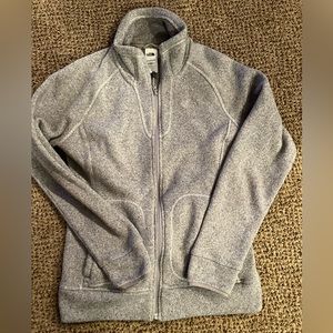 EUC The North Face Sweater Jacket Grey